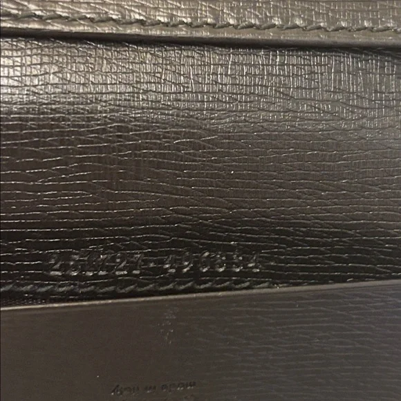 GUCCI BLACK LEATHER CARDHOLDER